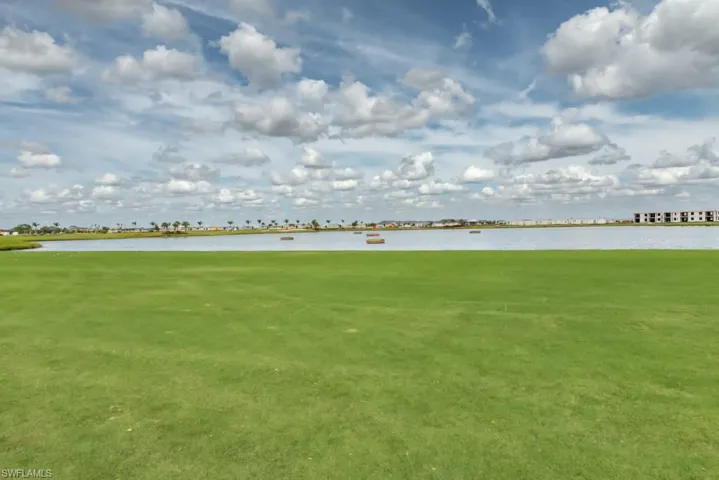Water view with a golf club