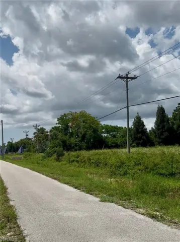 View of bikepath in front of the property
