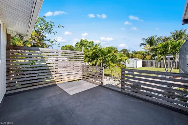 Separate outdoor kitchen and grill area!