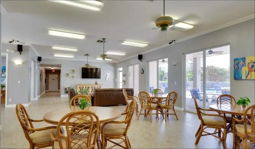 Clubhouse; great for entertaining