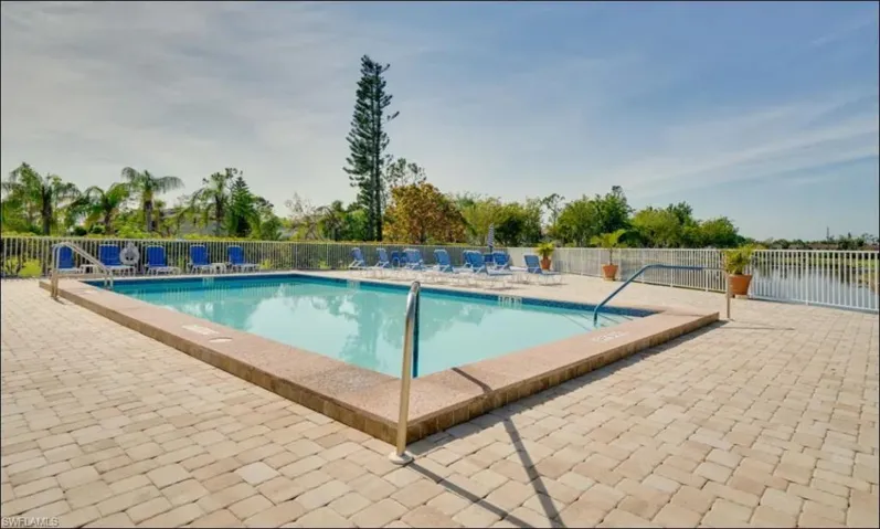 Heated lap pool.