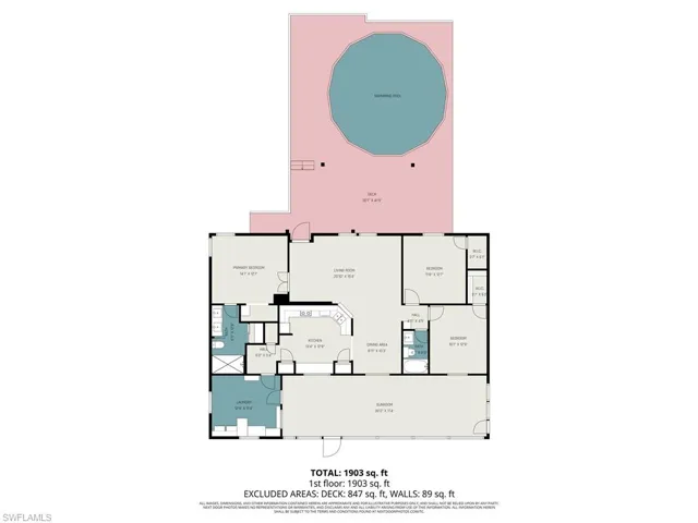View of floor plan / room layout
