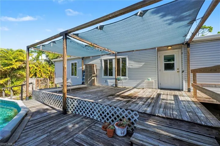 View of deck