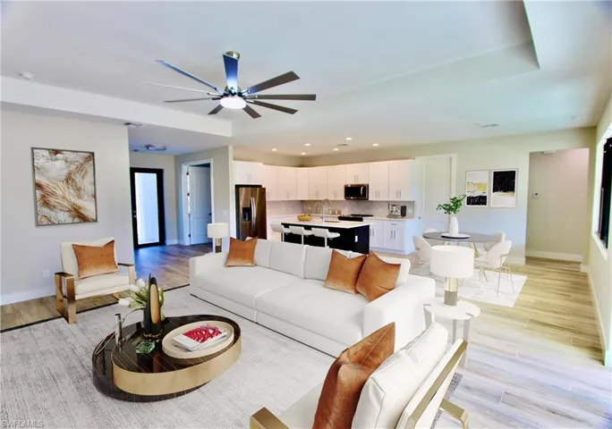 Photo includes virtual staging to showcase the possibility of the home.