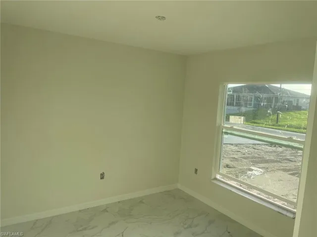 View of spare room