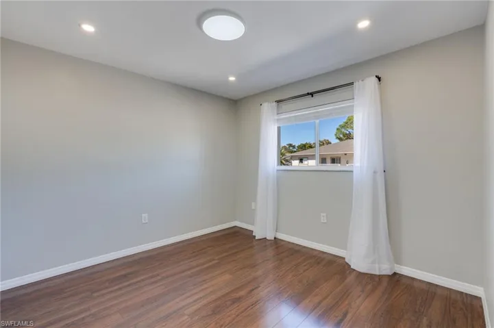 The east guest bedroom without virtual staging.
