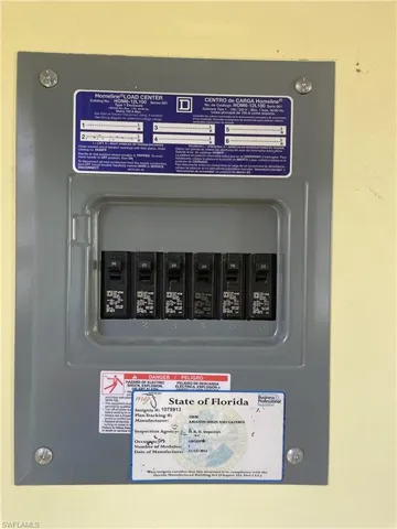 Utilities with electric panel