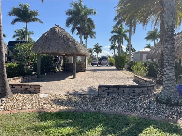 View of patio / terrace with a gazebo