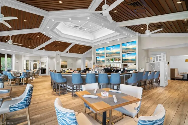 Beautifully renovated clubhouse with three distinct dining venues overlooking the 5th and 9th greens, along with a full-service pro shop.