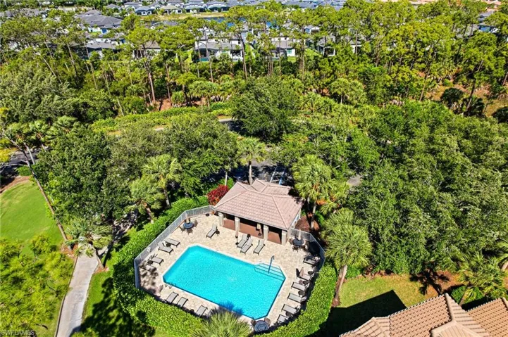 Neighborhood satellite pool.