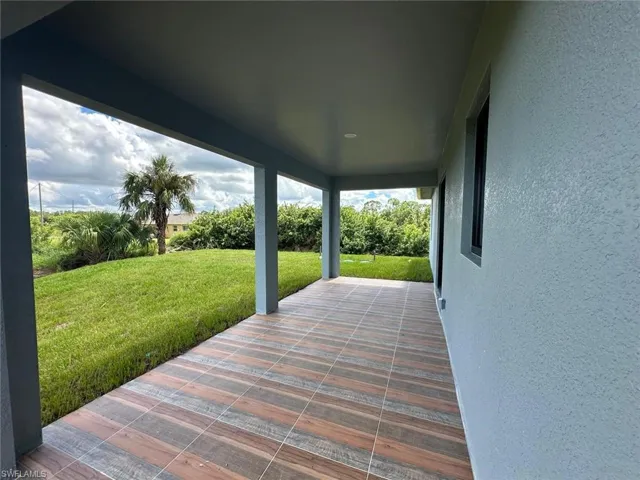 View of patio