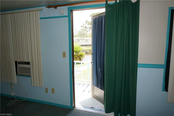 Bonus room has access to the back porch and yard