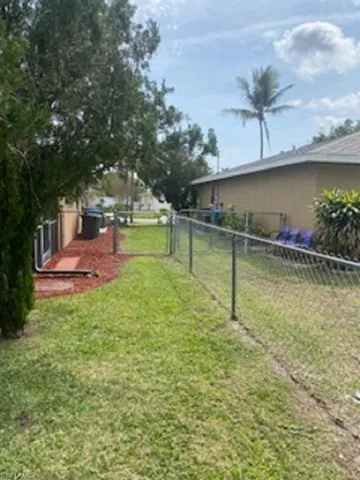 Fully fenced yard.