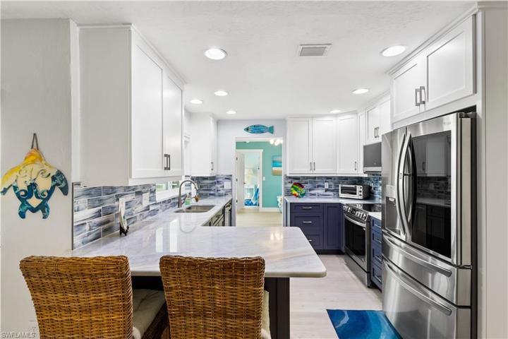 New LG stainless steel appliances.