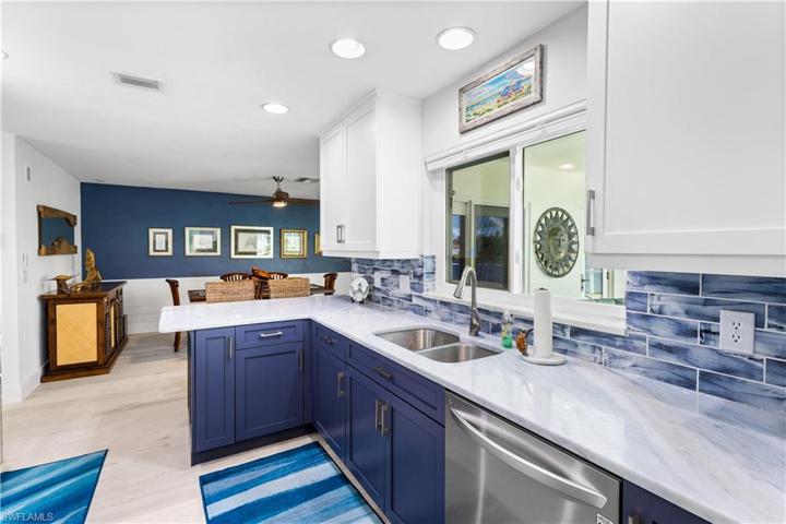 Wonderful pass thru window in the kitchen for easy entertaining.