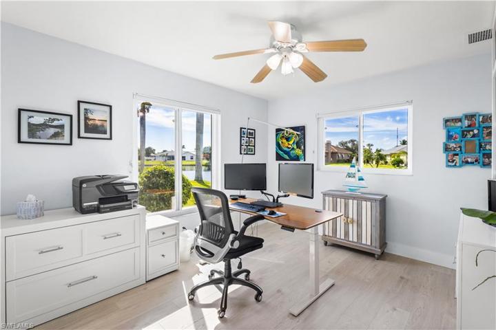Your 3rd bedroom has natural light spilling in! This room can be used as an office, perfect for an artist that loves to paint!