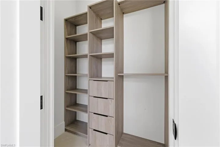 View of closet