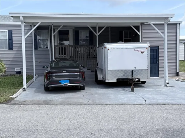 The trailer is the neighbors