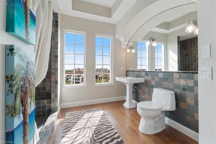 Owner's suite additional bath and vanity.