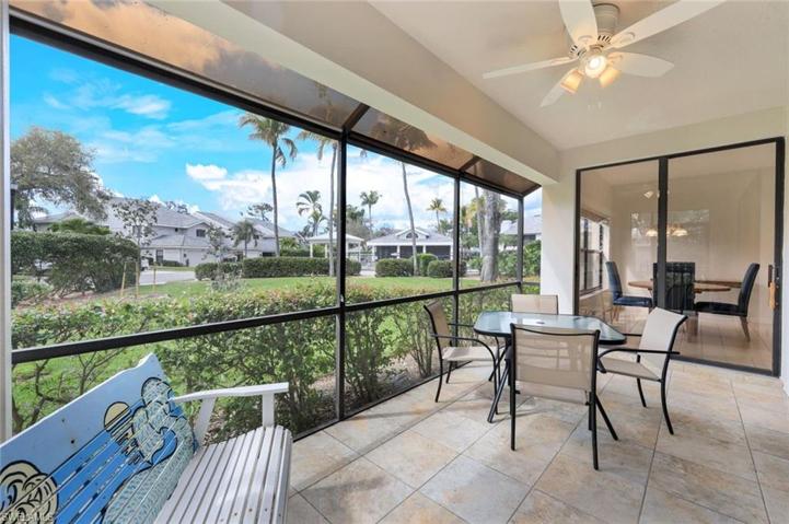 Tiled Lanai, New Light/Fan, Long View of the Pool Area
