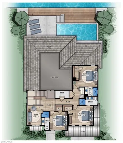 Virtual Rendering of Second Floor