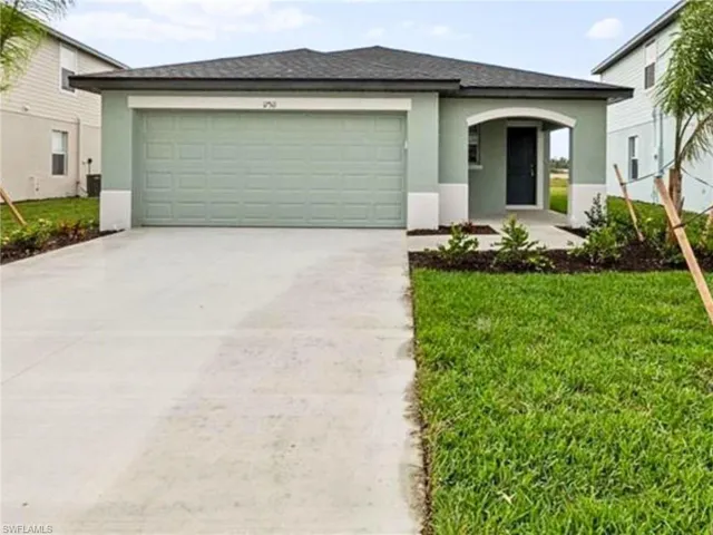 Beautiful new construction home with attached garage.