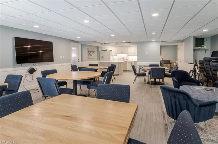 Community Room with a FULL kitchen!  Reserve this room for big dinner parties!!