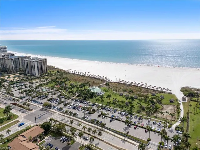 Drone / aerial view of expansive beach