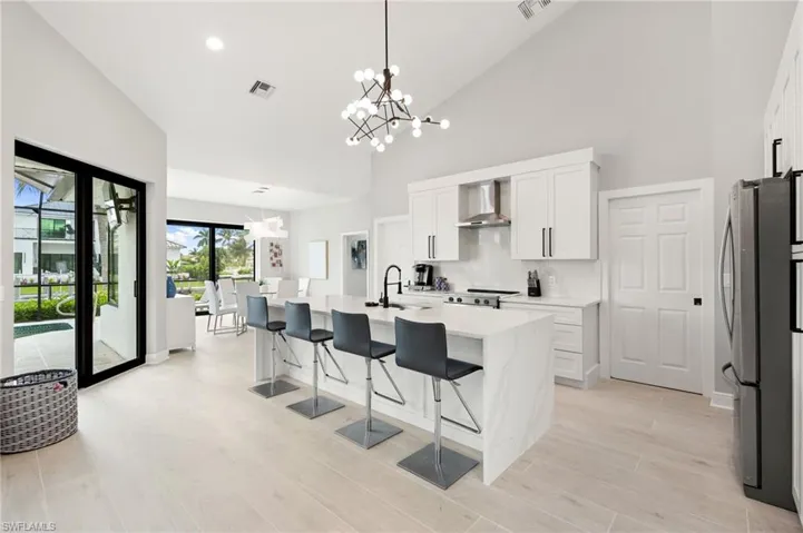 Kitchen and Dining Room View