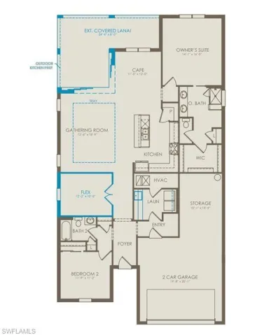 Floor plan with structurals