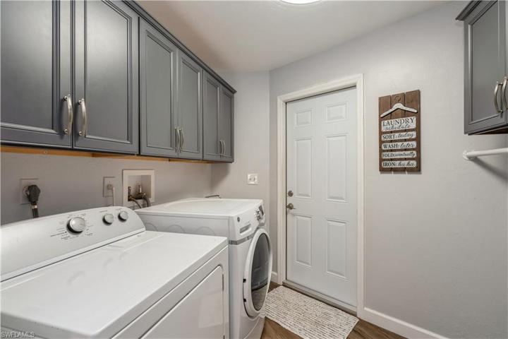 UPDATED INSIDE LAUNDRY ROOM