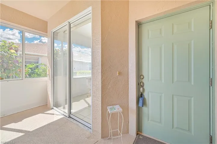 Doorway to property