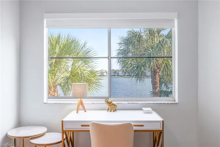 Desk looking at Lake