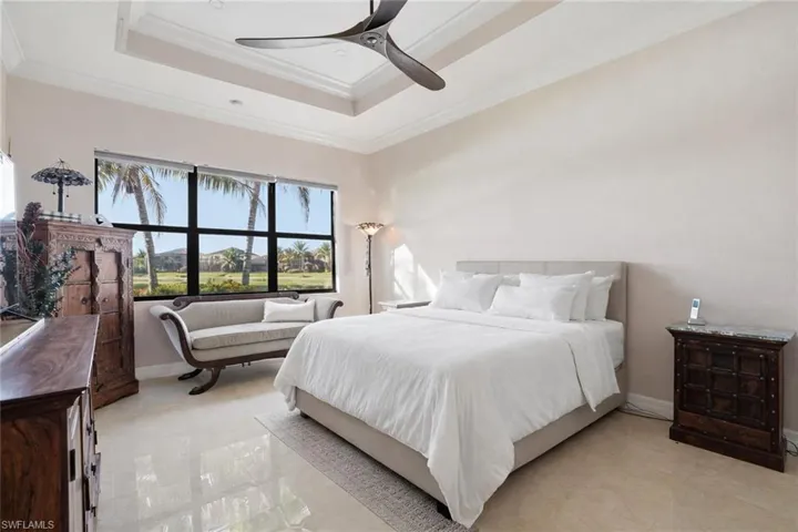 Master BedroomOverlooking Lake and coconut trees
