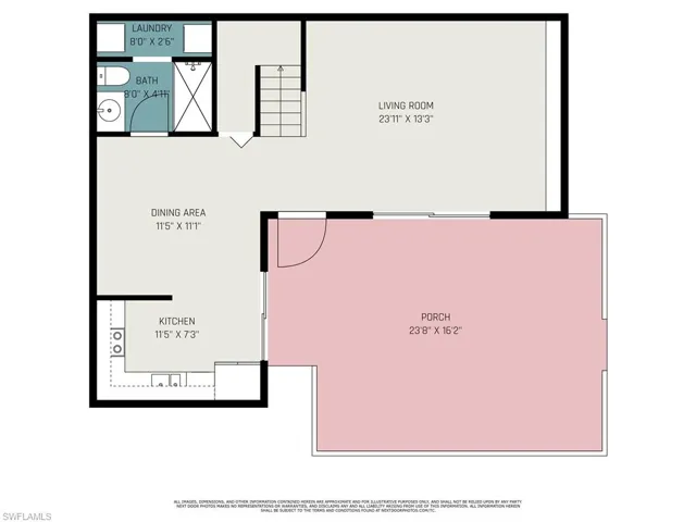 Main floor downstairs floorplan
