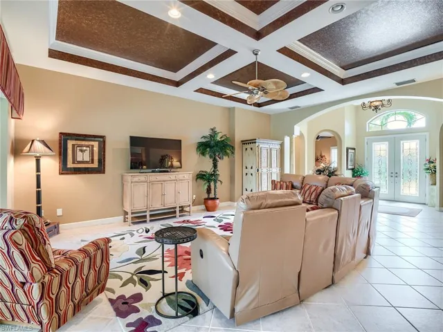 Great room adjacent to the kitchen