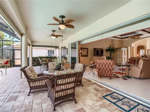 Large covered outdoor living area