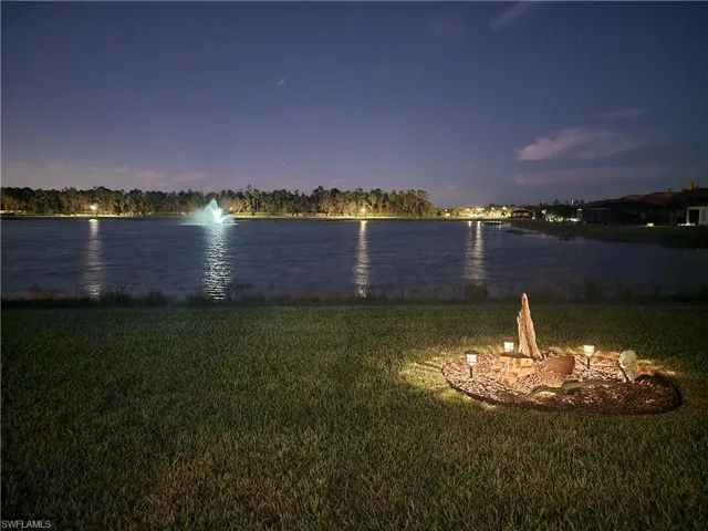 Property view of water - positioned with no homes across the lake!