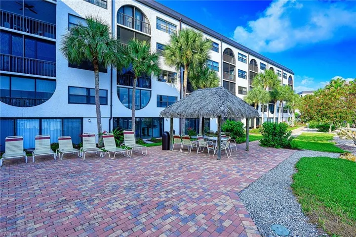 Surrounding community with a patio
