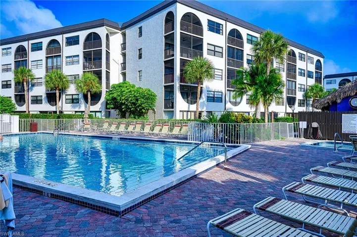 View of pool