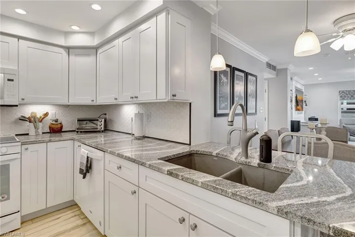 Kitchen featuring recessed lights and warm feeling!