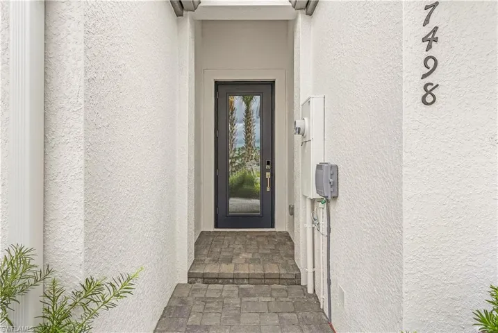 View of exterior entry