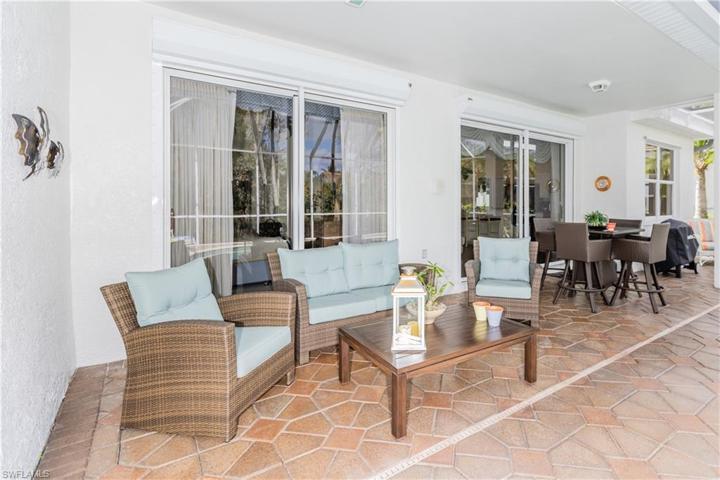 Covered Seating area