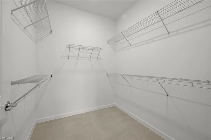 View of spacious closet
