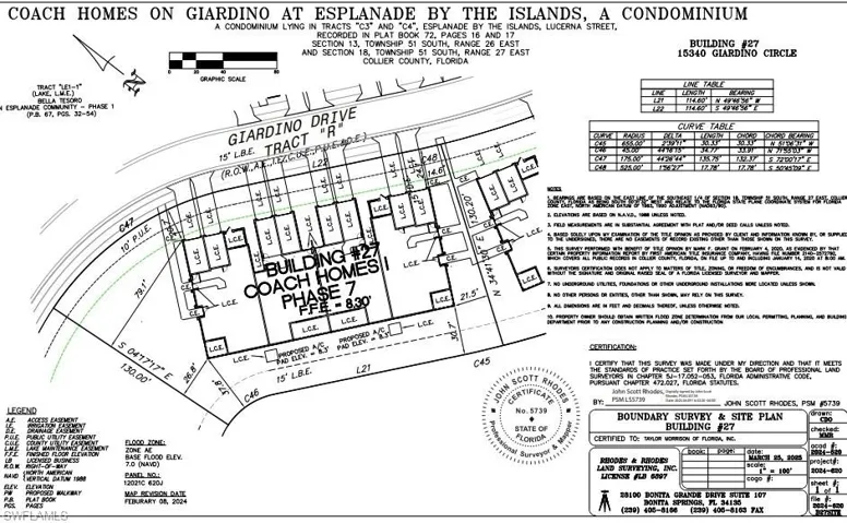 15340 Giardino Drive Unit - 203 Site Plan