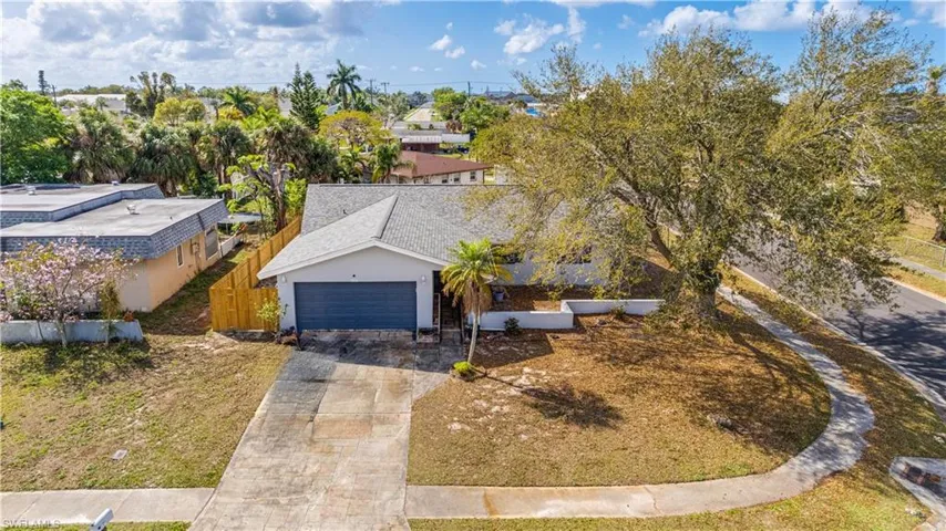 Aerial View of 6549 Duquesne Dr. Fort Myers, FL 33919