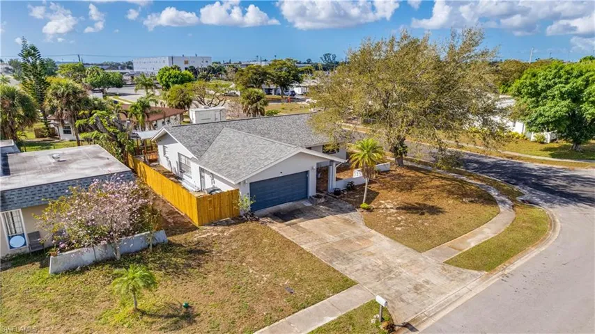 Aerial View of 6549 Duquesne Dr. Fort Myers, FL 33919