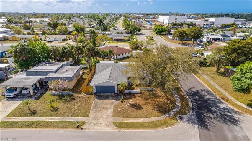 Aerial View of 6549 Duquesne Dr. Fort Myers, FL 33919