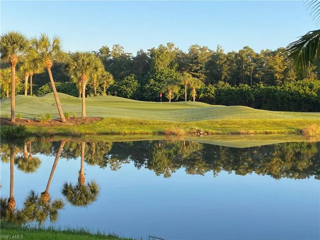 Water view with a local golf course