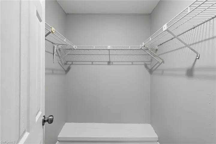 View of spacious closet